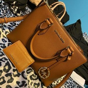 Brown MK purse